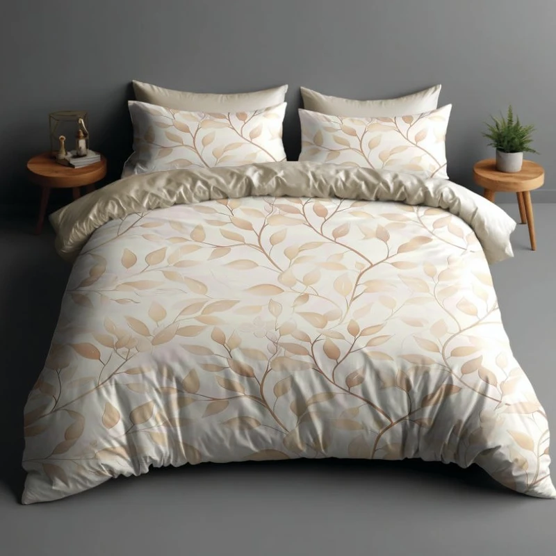 سرویس روتختی دو نفره 6 تکه مدل برگی