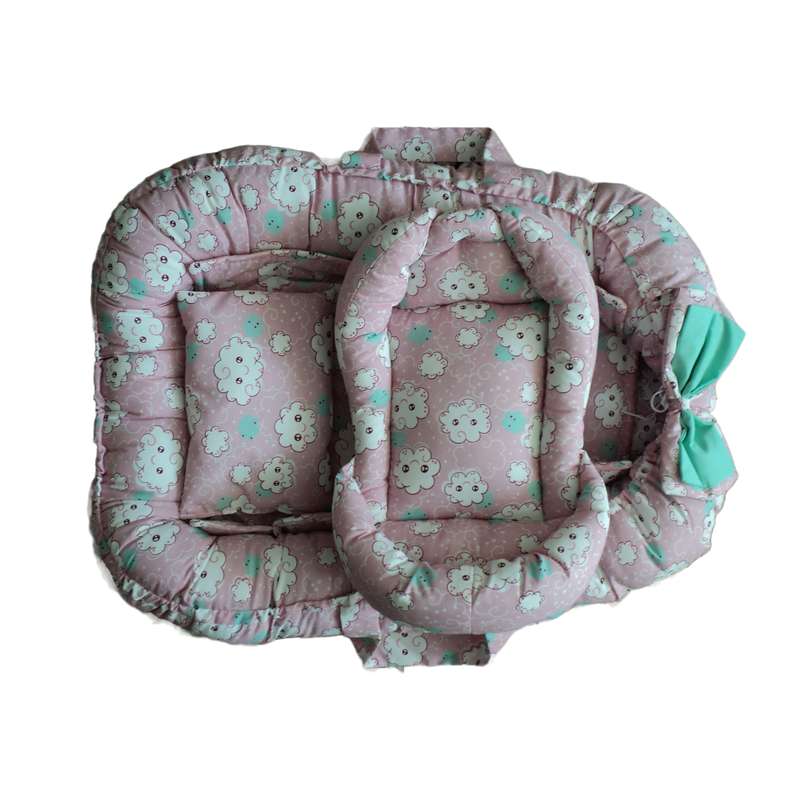 آغوشی طرح ابر مدل 14016 به همراه ساک حمل نوزاد