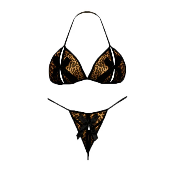 ست شورت و سوتین زنانه مدل چاکدار