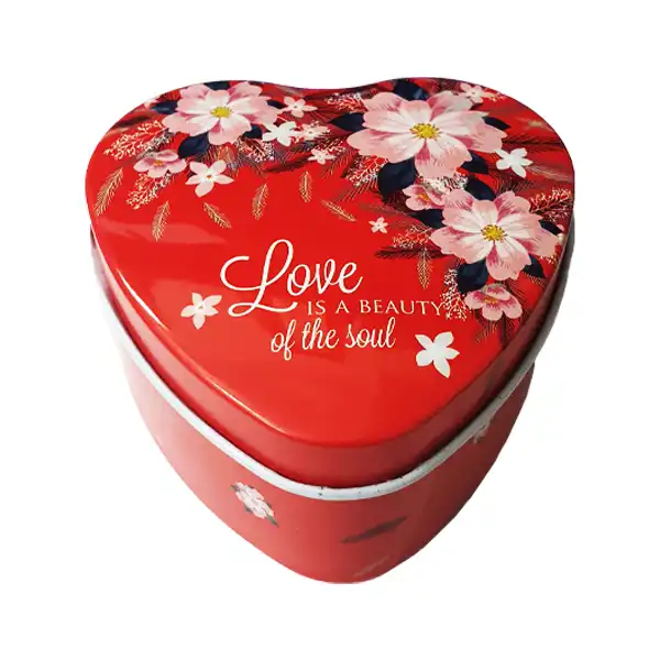 جعبه هدیه مدل قلب فلزی کد 01