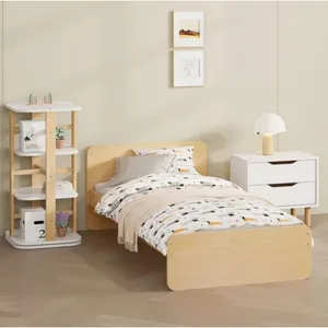 تخت خواب یک نفره مدل S-53 سایز 90×200 سانتی متر 