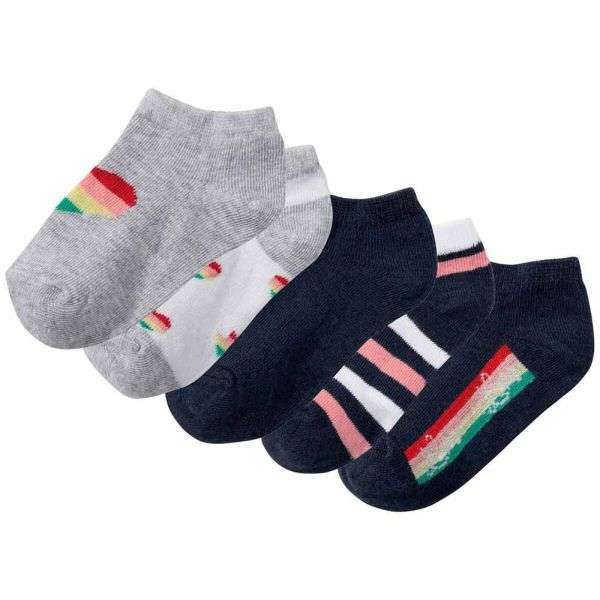 جوراب دخترانه لوپیلو مدل ساق کوتاه کد 7251905 مجموعه 5 عددی