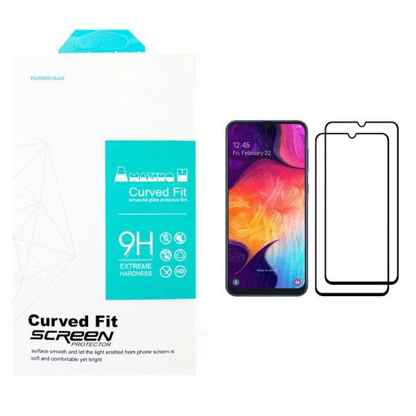 محافظ صفحه نمایش مدل AMAZING مناسب برای گوشی موبایل سامسونگ Galaxy A50 بسته دو عددی