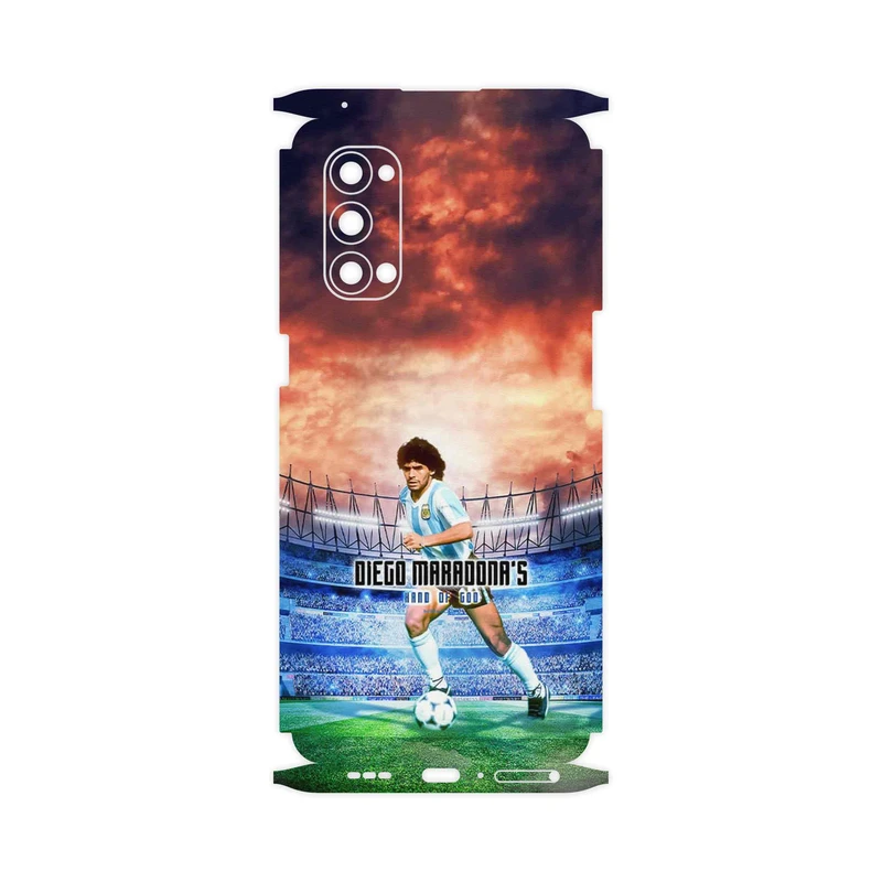 برچسب پوششی ماهوت مدل Diego Maradona-FullSkin مناسب برای گوشی موبایل اپو Reno4 Pro 5G