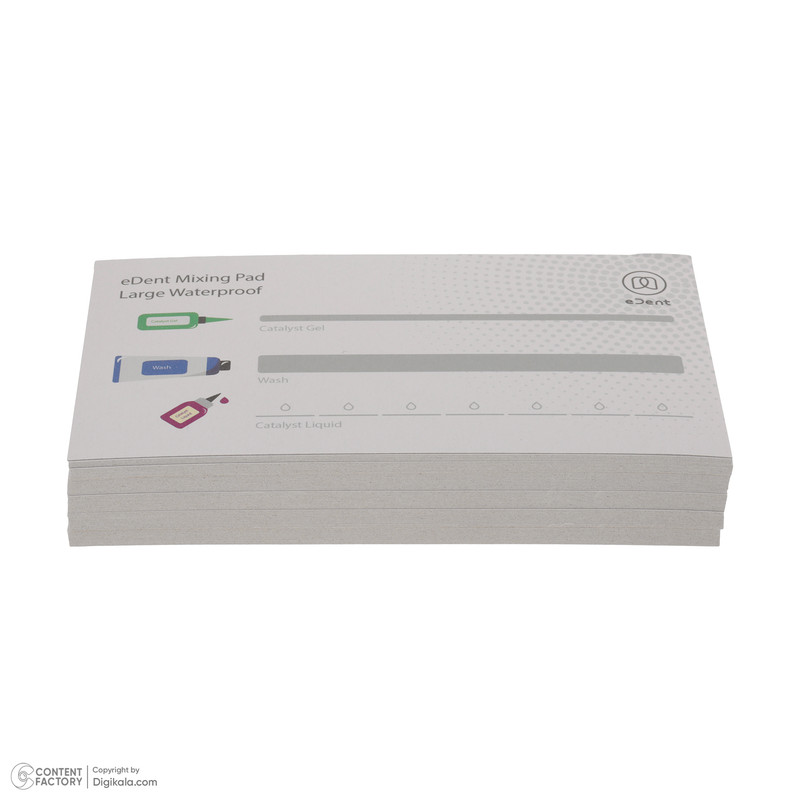 میکسینگ پد کاغذی دندانپزشکی ایدنت مدل 0012 سایز بزرگ میکسینگ پد کاغذی دندانپزشکی ایدنت مدل 0012 سایز بزرگ