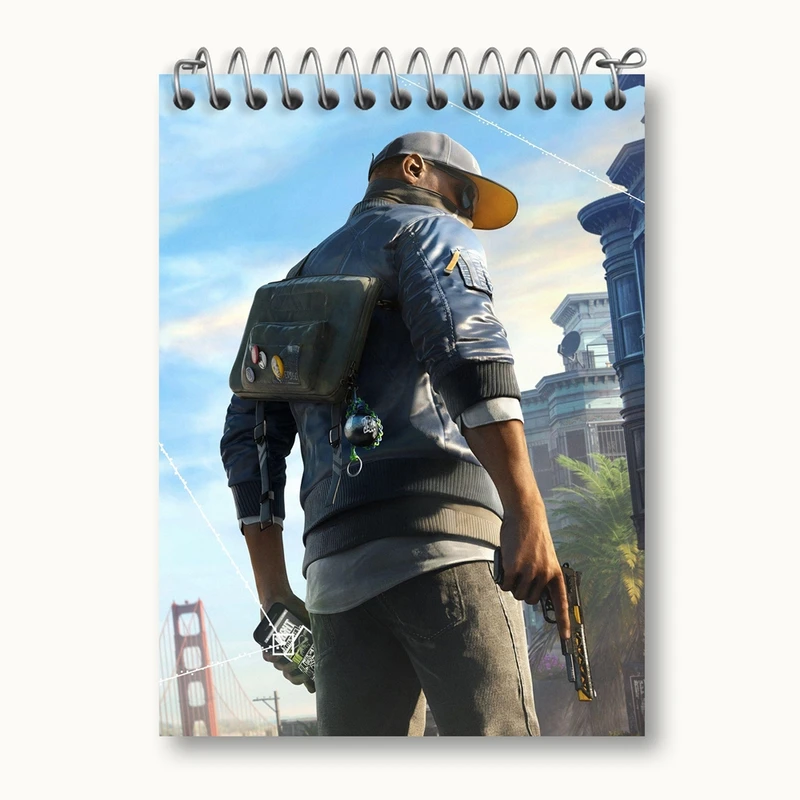 دفتر یادداشت 50 برگ خندالو مدل مارکوس واچ داگز کد 30923