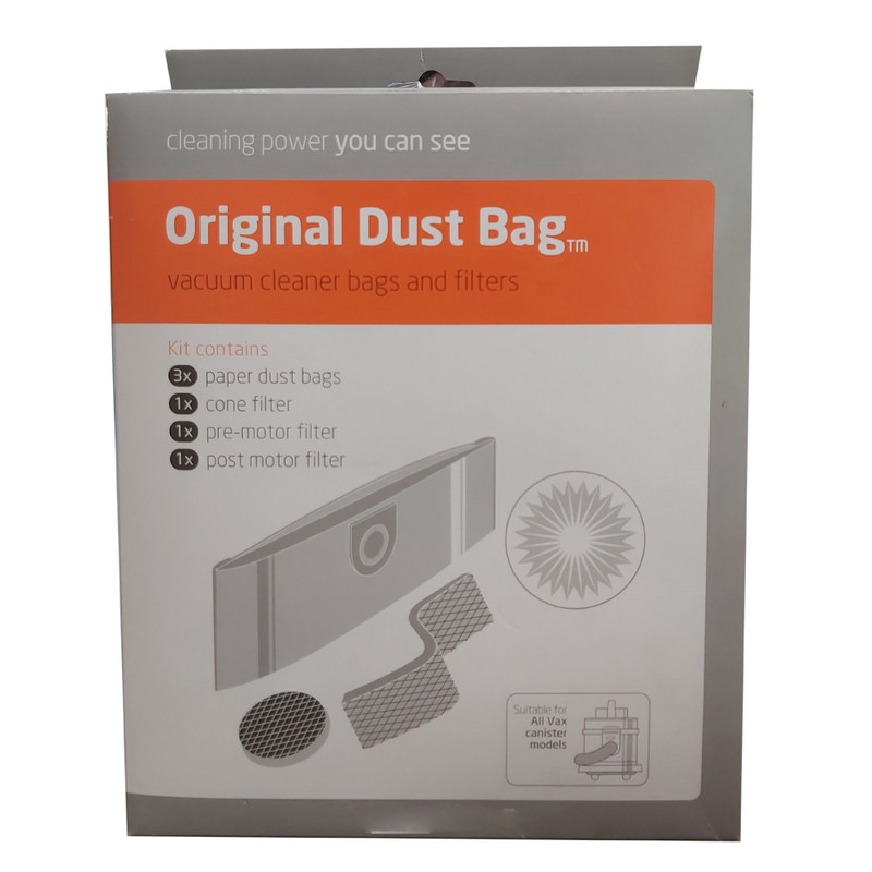 پاکت یکبار مصرف جارو برقی مدل 001 مناسب جارو برقی های سطلی وکس