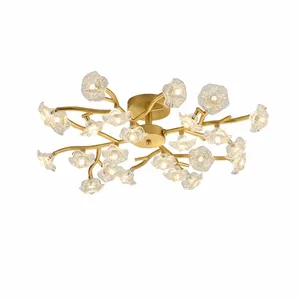 لوستر 30 شعله مدل پذیرایی فلاور