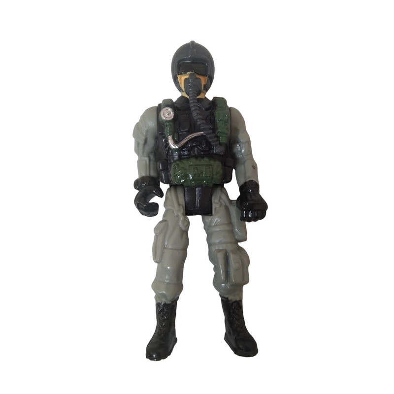 اسباب بازی جنگی مدل هلیکوپتر طرح خلبان مجموعه 7 عددی