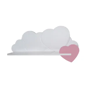 شلف دیواری اتاق کودک مدل قلب کد SH004