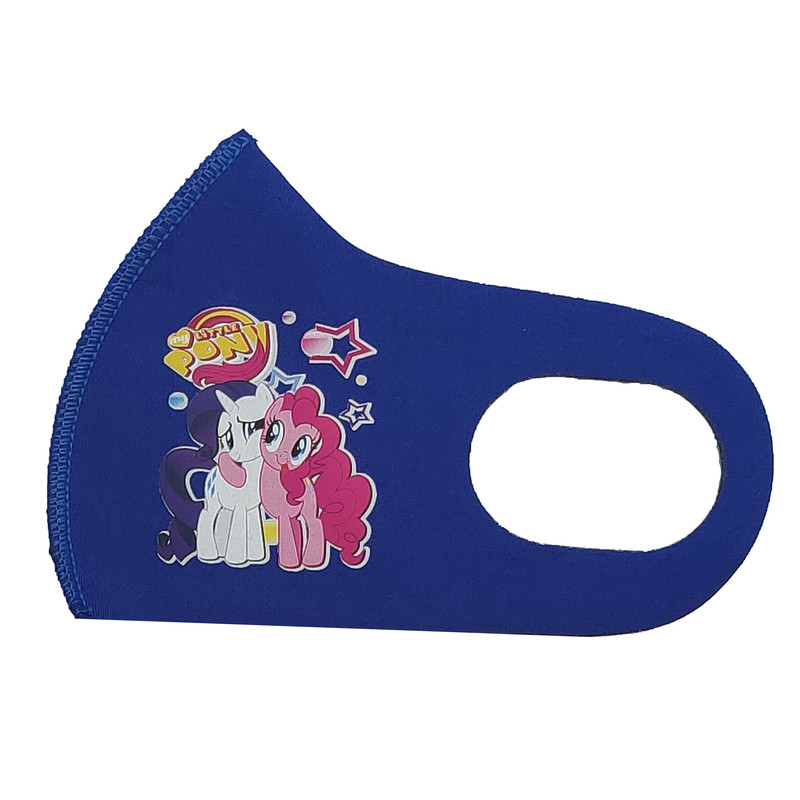 ماسک تزیینی بچگانه طرح PONY کد 30733 رنگ آبی