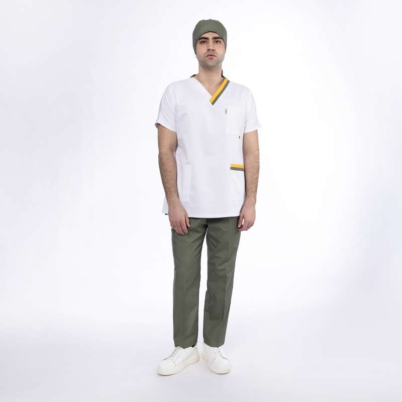 ست لباس اتاق عمل مردانه ویرا هلث مدل اسکراب