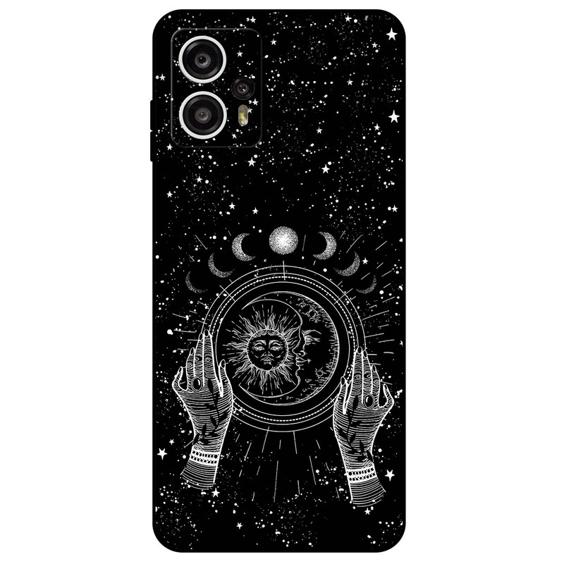 کاور مگافون طرح ماه و خورشید مدل 1892 مناسب برای گوشی موبایل موتورولا Moto G13 / G23
