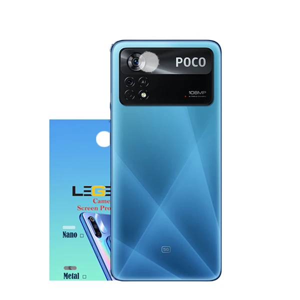 محافظ لنز دوربین نانو مدل LEGEND مناسب برای گوشی موبایل شیائومی POCO X4 PRO بسته 40 عددی