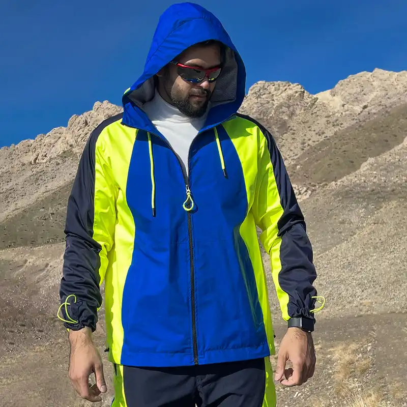 ست سویشرت و شلوار ورزشی مردانه برساد مدل C407 رنگ آبی