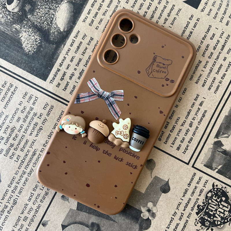 کاور مدل عروسکی برجسته طرح فانتزی مناسب برای گوشی موبایل سامسونگ Galaxy A24