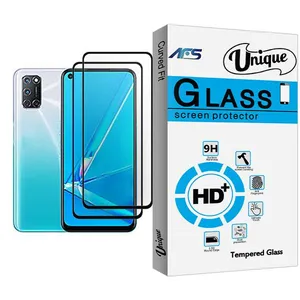 AFS Unique Glass MIX002 Screen Protector For Oppo A92 Pack Of 2