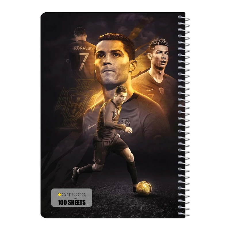 دفتر مشق 100 برگ سیمی کارنیکا طرح رونالدو Ronaldo کد 23006
