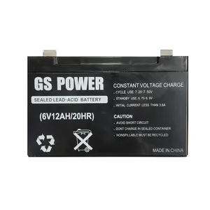 باتری یو پی اس 6 ولت 12 آمپر ساعت جی اس پاور مدل GS_612
