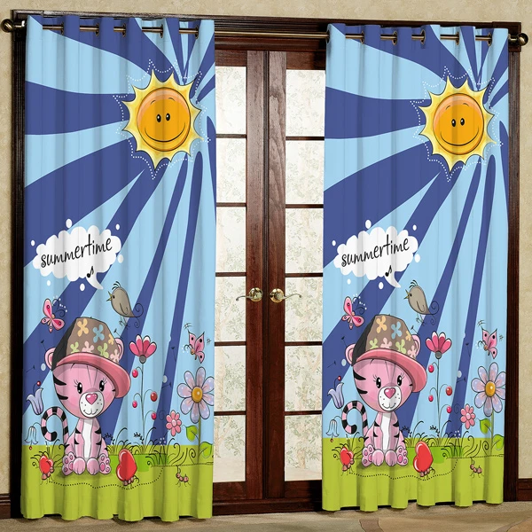 پرده مدل مخمل پانچی کد 6634 سایز 280x140 سانتی متر