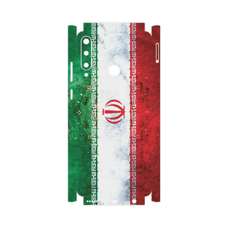 برچسب پوششی ماهوت مدل IRAN-Flag-FullSkin مناسب برای گوشی موبایل هوآوی Y6P