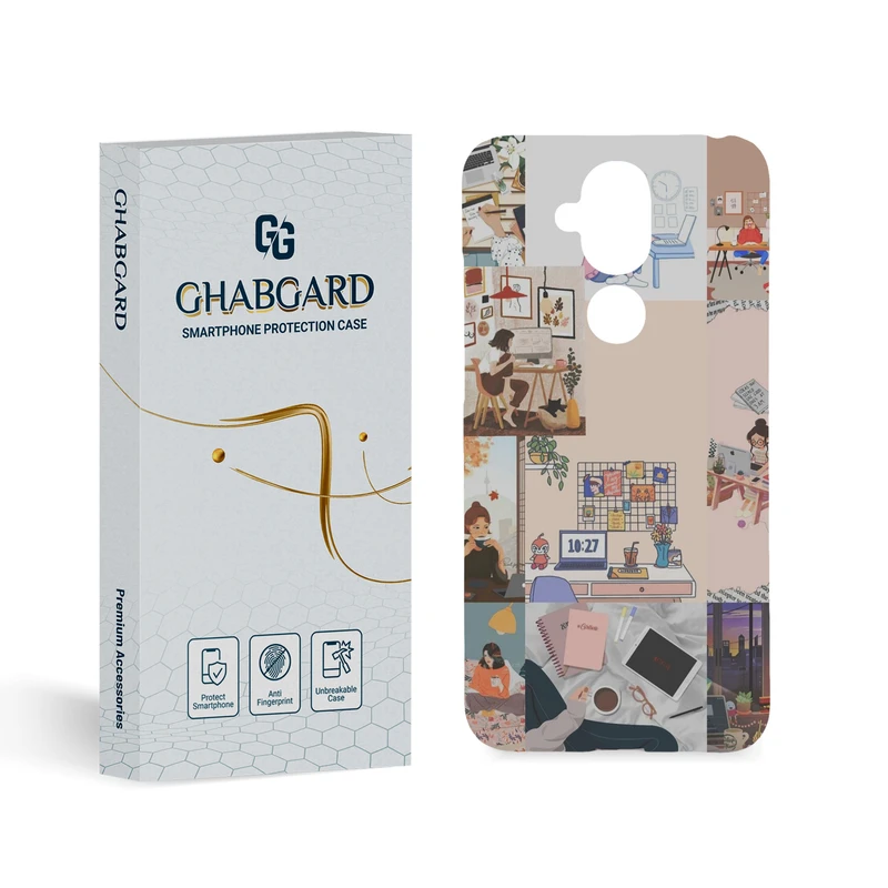 کاور قاب گارد مدل دخترانه مناسب برای گوشی موبایل نوکیا 8.1 / X7