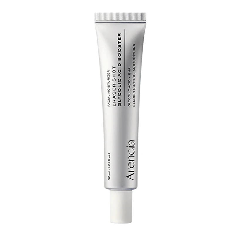 کرم مغذی صورت آرنچیا مدل Eraser Shot Glycolic Acid Booster مناسب برای انواع پوست حجم 30 میلی‌لیتر