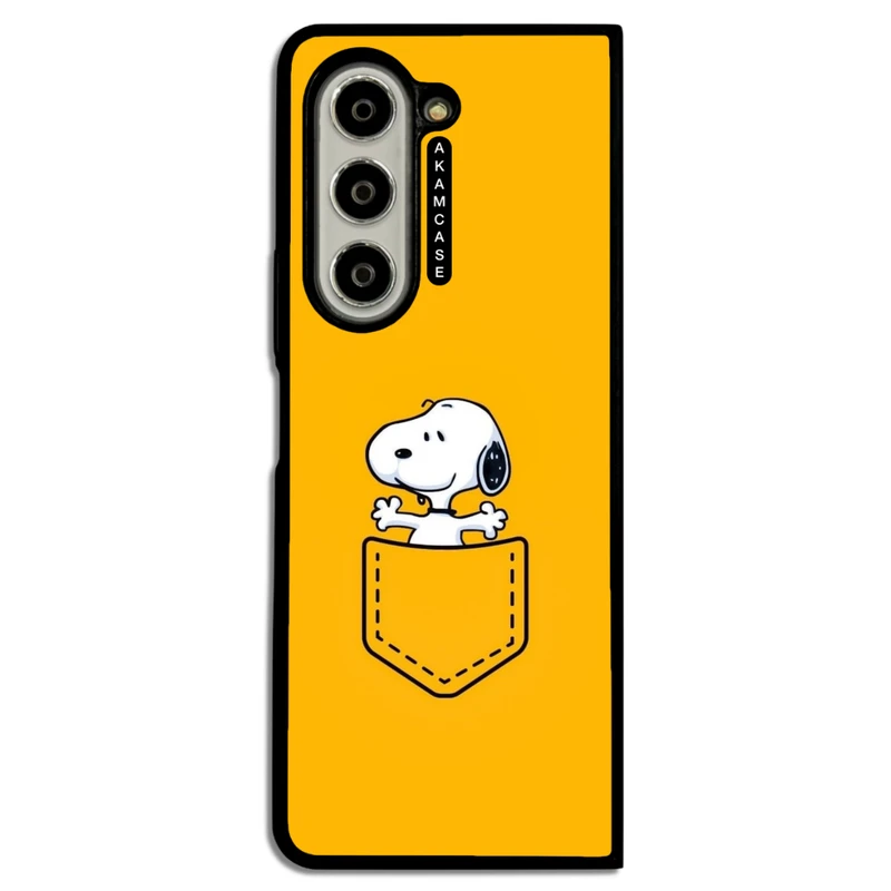 کاور آکام مدل AMCWSGZFOLD5-SNOOPY12 مناسب برای گوشی موبایل سامسونگ Galaxy Z Fold 5