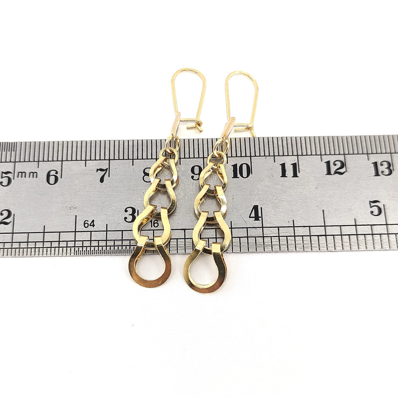 نیم ست طلا 18 عیار زنانه طلا و جواهرسازی افرا مدل پولکی لیزری 1046084