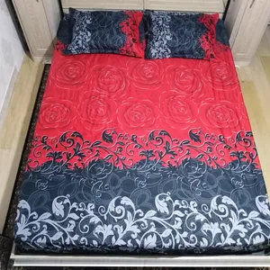 سرویس ملحفه مدل رز دو نفره 3 تکه