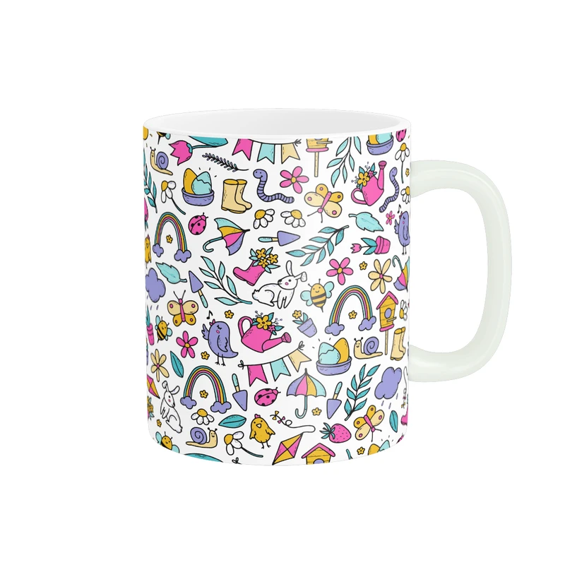 ماگ پاد آفرین طرح نقاشی کودکانه کد MD-F74