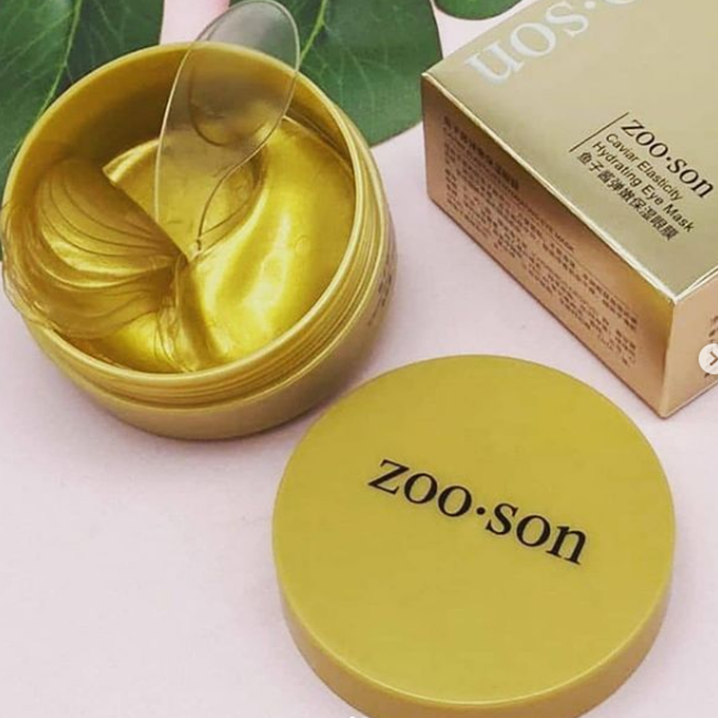 ماسک زیر چشم زو سون مدل خاویار حجم 80 میلی لیتر بسته 60 عددی