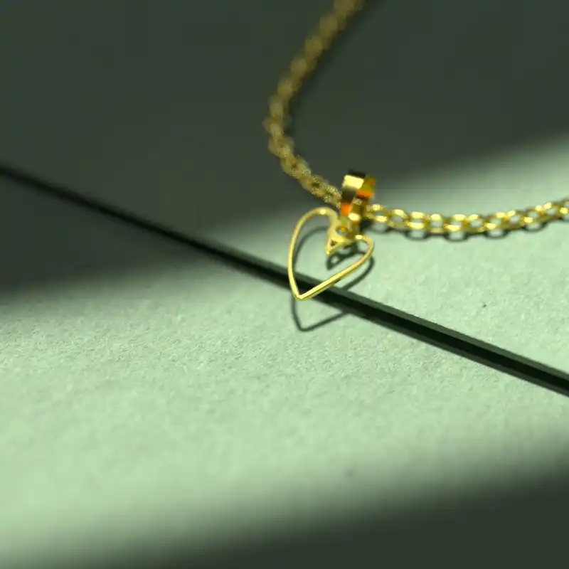 گردنبند طلا 18 عیار زنانه مدوپد مدل هندسی کد CA10671