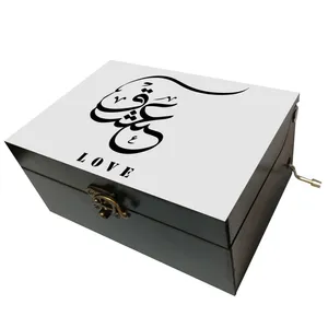 جعبه موزیکال مدل هندلی طرح عشق love کد 2034