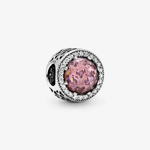 آویز دستبند نقره زنانه پاندورا مدل Sparkling Rose