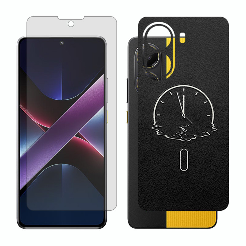 محافظ صفحه نمایش مات گلس مدل Together مناسب برای گوشی موبایل شیائومی Poco X7 Pro به همراه برچسب پوششی پشت گوشی