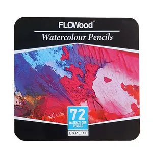 مداد رنگی 72 رنگ فلوود طرح expert مدل آبرنگی 