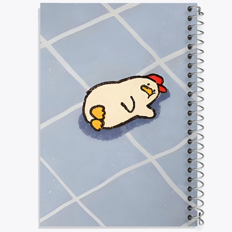 دفتر نقاشی 50 برگ خندالو طرح اردک خسته کد N5278