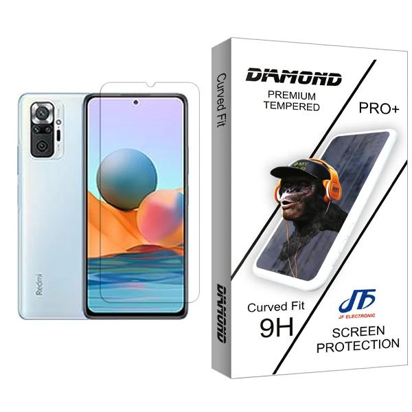 محافظ صفحه نمایش جی اف مدل Diamond Glass MIX001 مناسب برای گوشی موبایل شیائومی Redmi Note 10 Pro