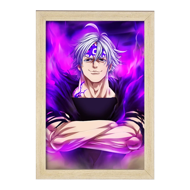 تابلو خندالو مدل استاروسا انیمه هفت گناه کبیره  کد 17561