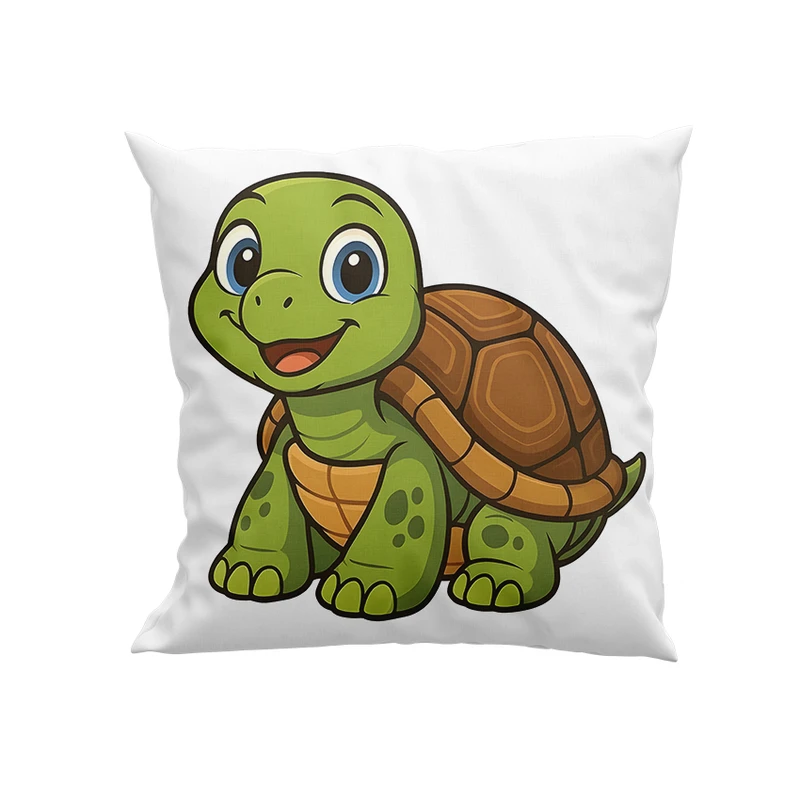 کوسن کودک پاد آفرین سایز 30*30 سانتی متر مدل لاک پشت کد DKK1337