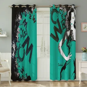 پرده نیروانا طرح مدرن  مدل مخمل کد 5238 سایز 140×280 سانتی متر