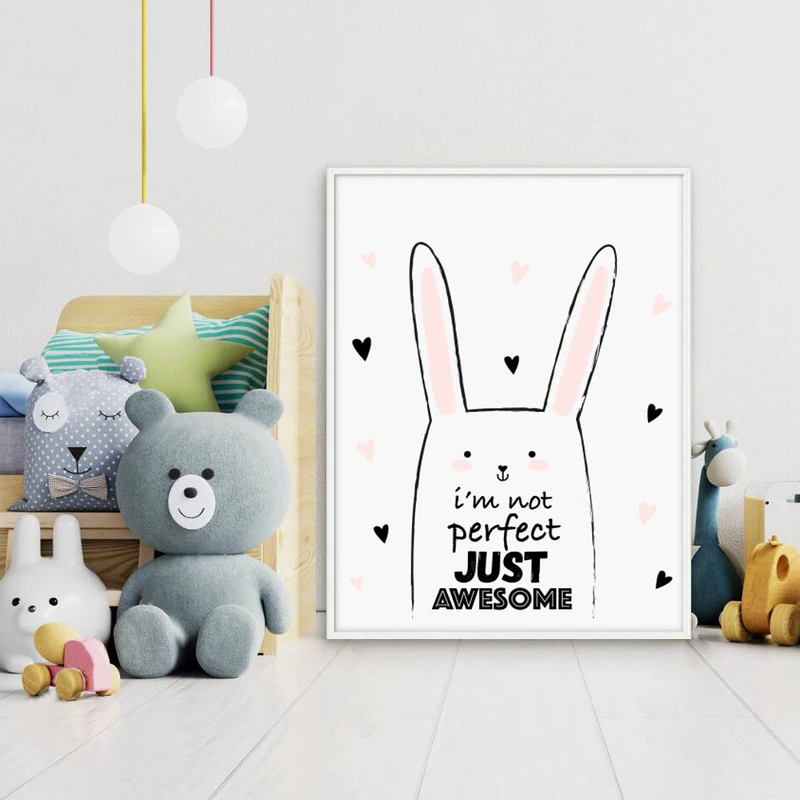 تابلو دیواری کودک مدل خرگوش