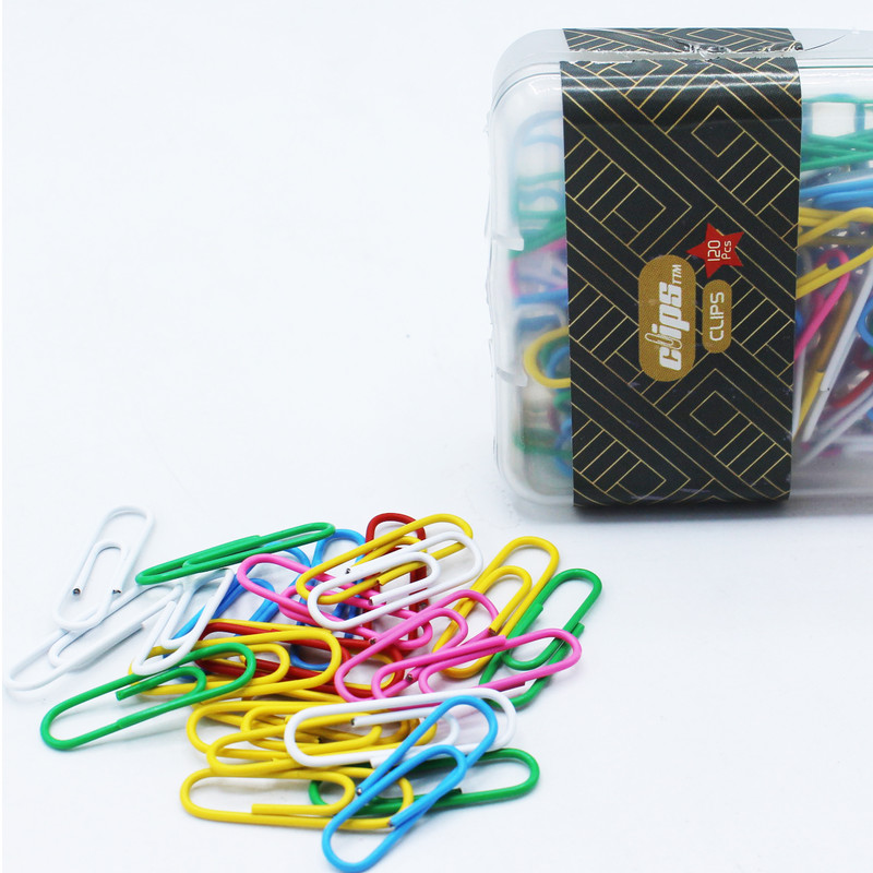 گیره کاغذ کلیپس مدل C120 بسته 120 عددی