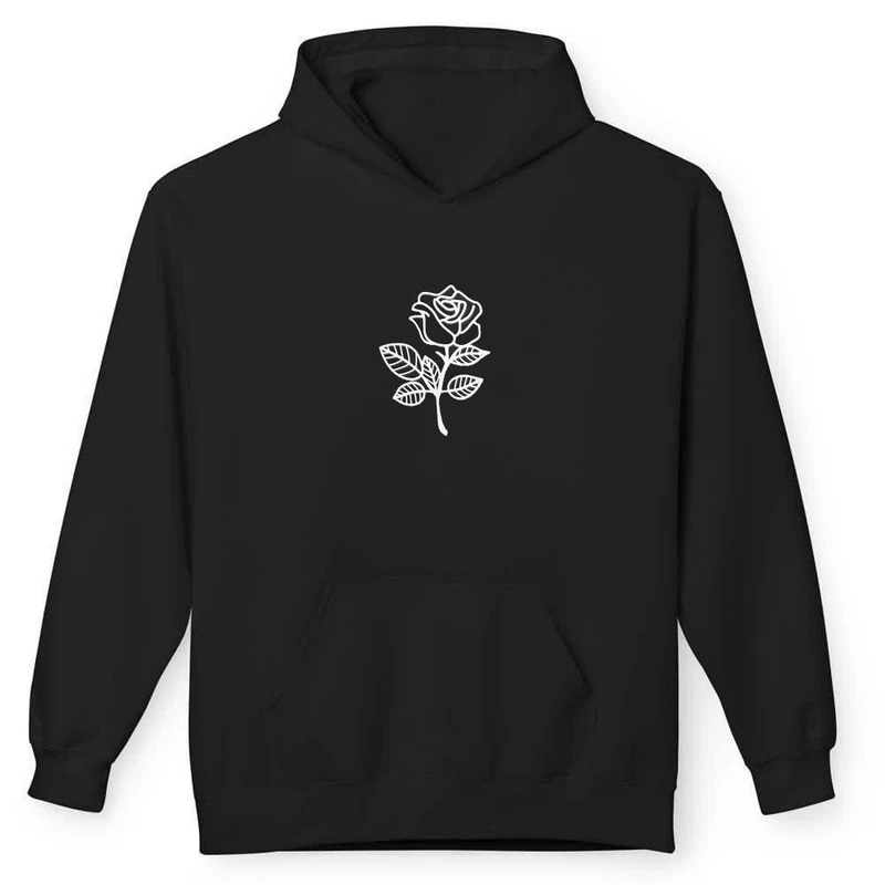 هودی مردانه پاد آفرین مدل اسپرت طرح گل فانتزی خفن دو طرف چاپ کد 028