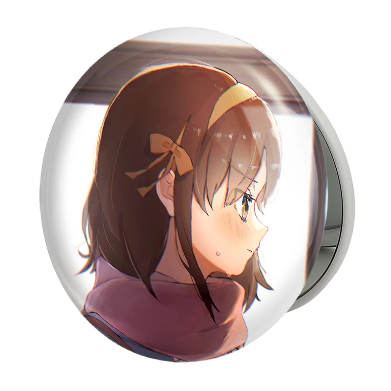 آینه جیبی خندالو طرح هاروهی انیمه ناپدید شدن هارومی سوزومیا The Disappearance of Haruhi Suzumiya مدل تاشو کد 23148 