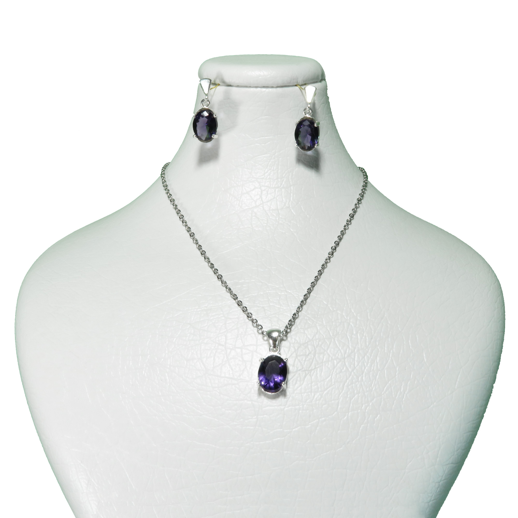 نیم ست نقره زنانه کد AV173-S10 C4