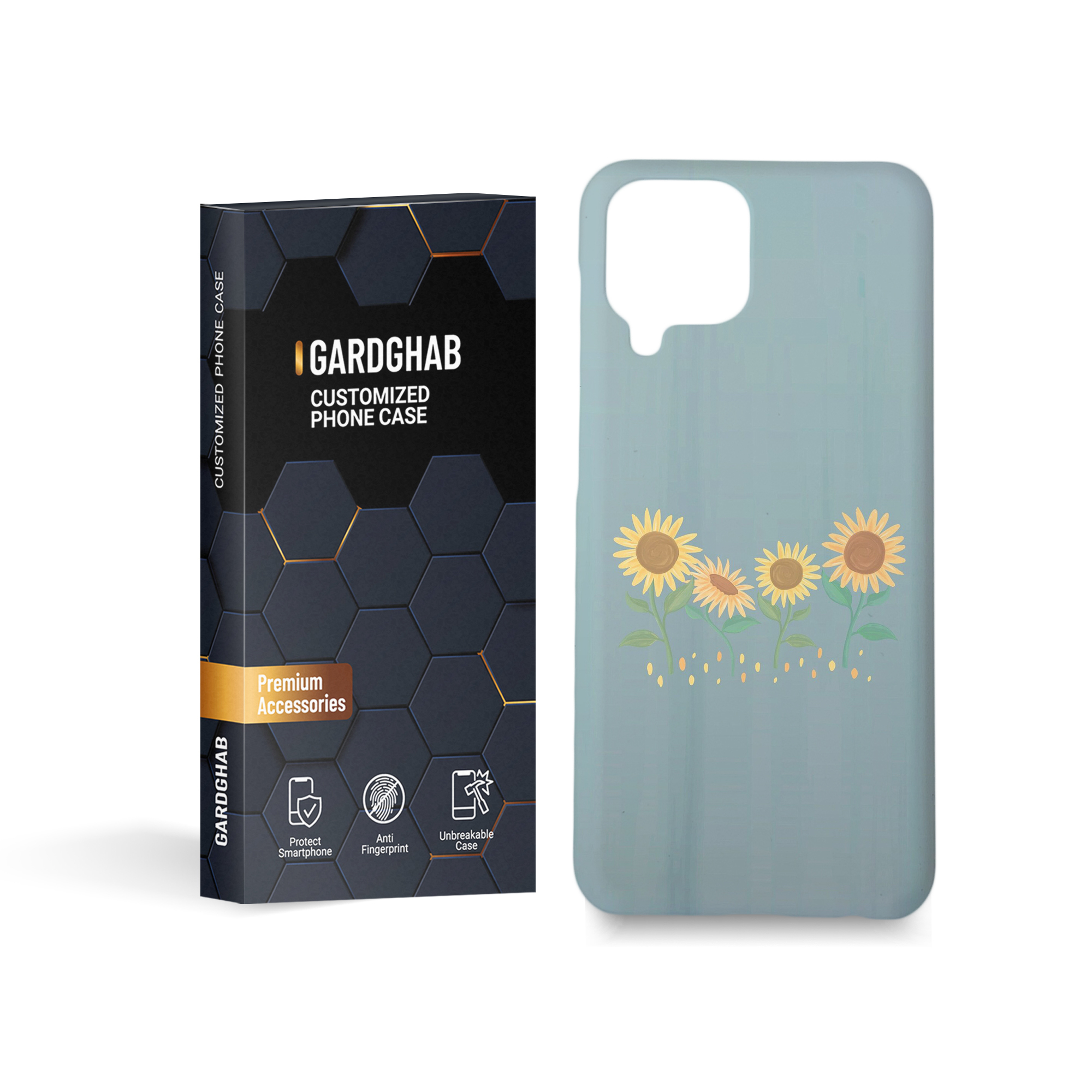 کاور گارد قاب مدل گل مناسب برای گوشی موبایل سامسونگ Galaxy M33