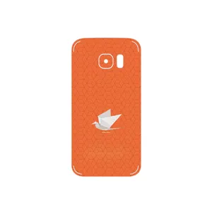MAHOOT Minimalist origami bird Cover Sticker for Samsung Galaxy S7