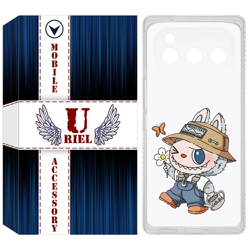 کاور یوریل مدل Clear کد 111 طرح لبوبو Labubu مناسب برای گوشی موبایل داریا Bond